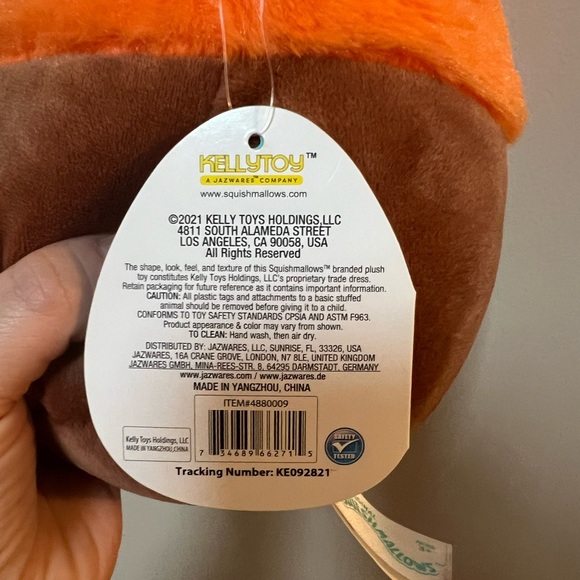B1G1- See Description NWT Robb the Orangutan Squishmallow 8” 2021 - Picture 10 of 10